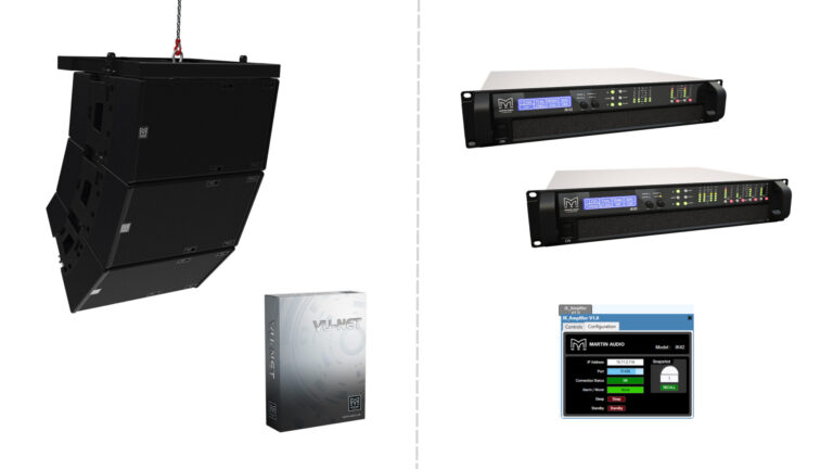 Martin Audio Updates VU-NET Support for TORUS and Introduces Q-SYS Control for iKON Amplifiers