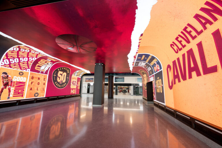 NBA Cleveland Cavaliers Power Portal, a seamless tunnel experience with d&b Soundscape