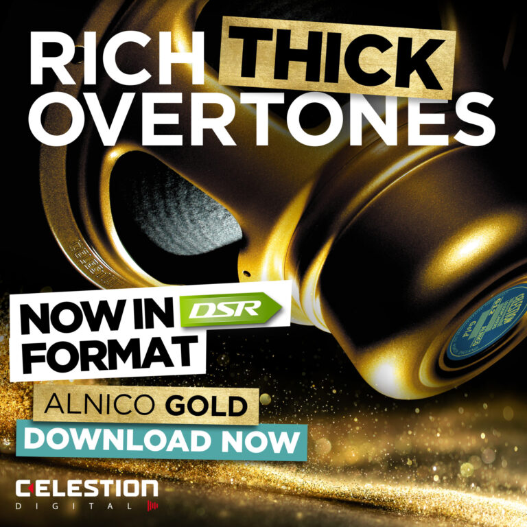 Celestion Alnico Gold Now Available as a Dynamic Speaker Response