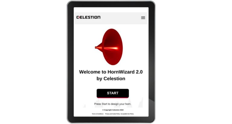 Celestion Introduces the Updated HornWizard 2.0 App