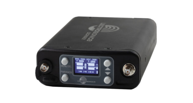 Lectrosonics Adds 941 MHz Variant of the DCR 822 Dual-Channel Portable Digital Receiver