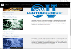 Lectrosonics Debuts LectroU Online Training Course Series