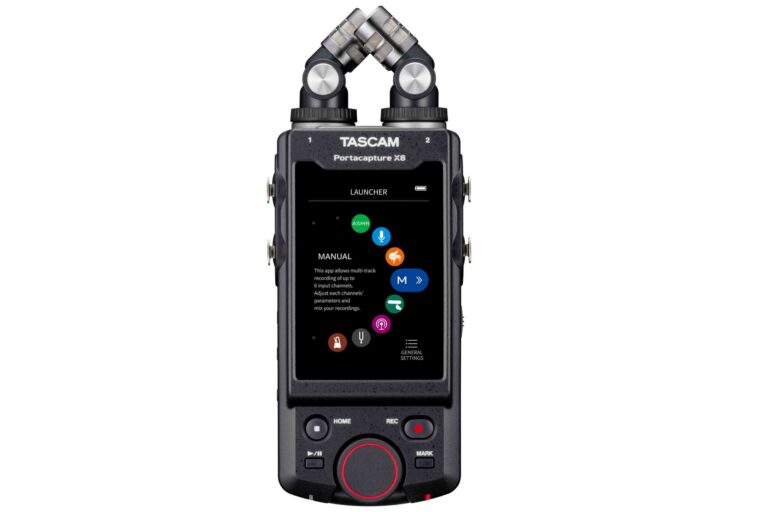 TASCAM Announces the Version 1.30 Firmware Update for the Portacapture X8 Multi-track Handheld Recorder